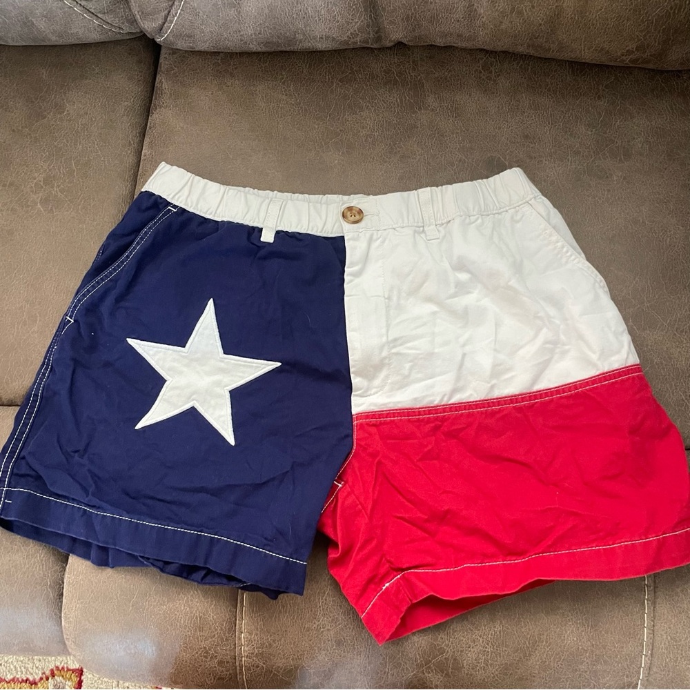 Chubbies Blue and White Shorts